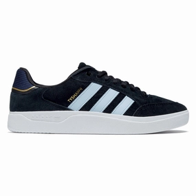 Effortless Performance Flex Cushion Adidas Tyshawn Low Shoes - Core Black/Clear Sky/Navy