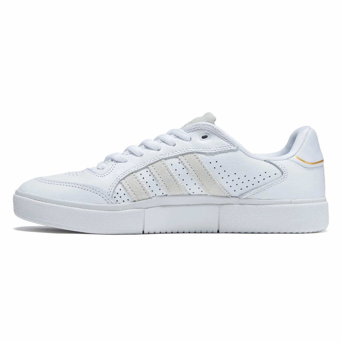 Adidas Tyshawn Low Shoes - Ftwr White/Ftwr White/Gold Metallic Easy Wear