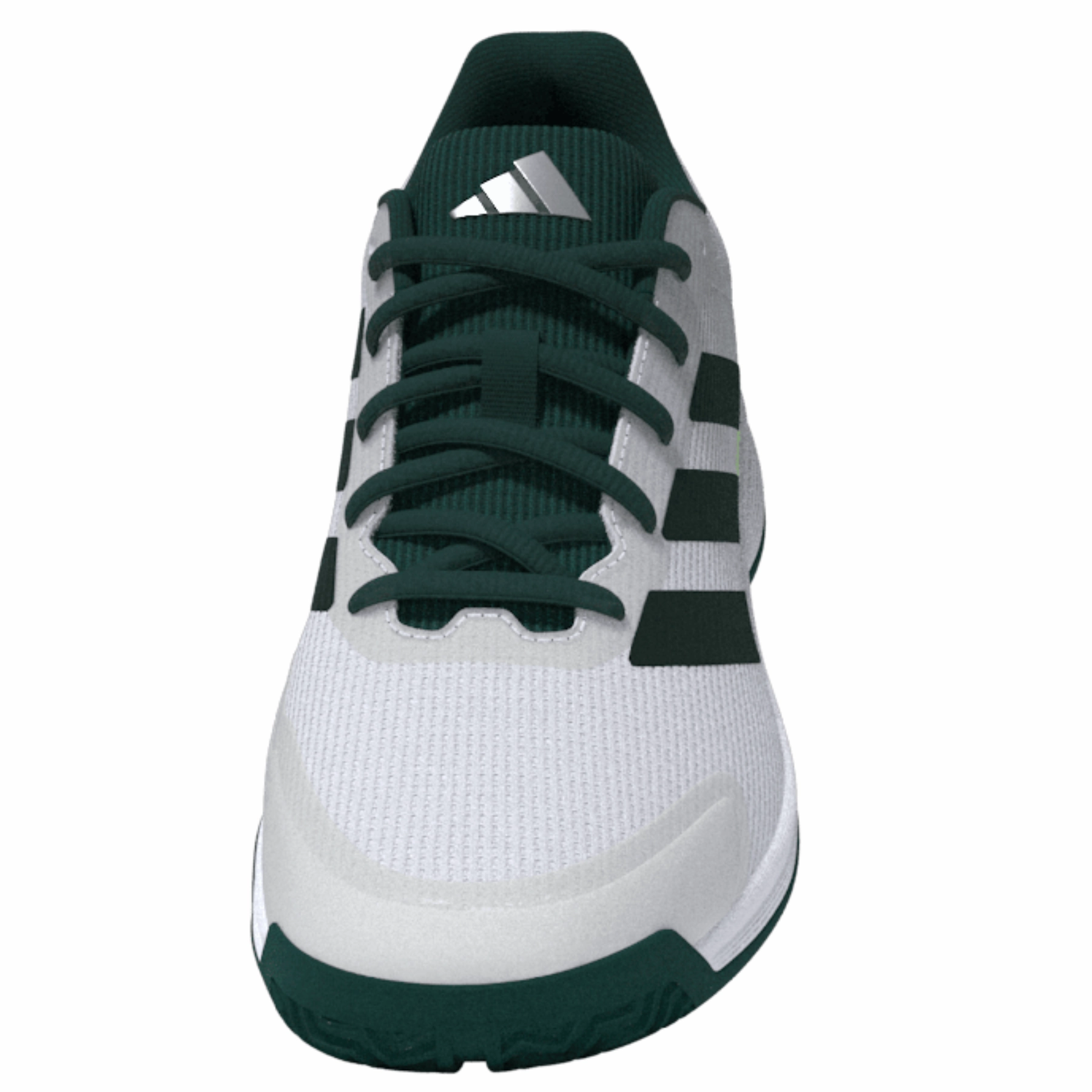Adidas Ubersonic Junior Tennis Shoes - Pure Teal/Silver Metallic/ Lucid Lemon