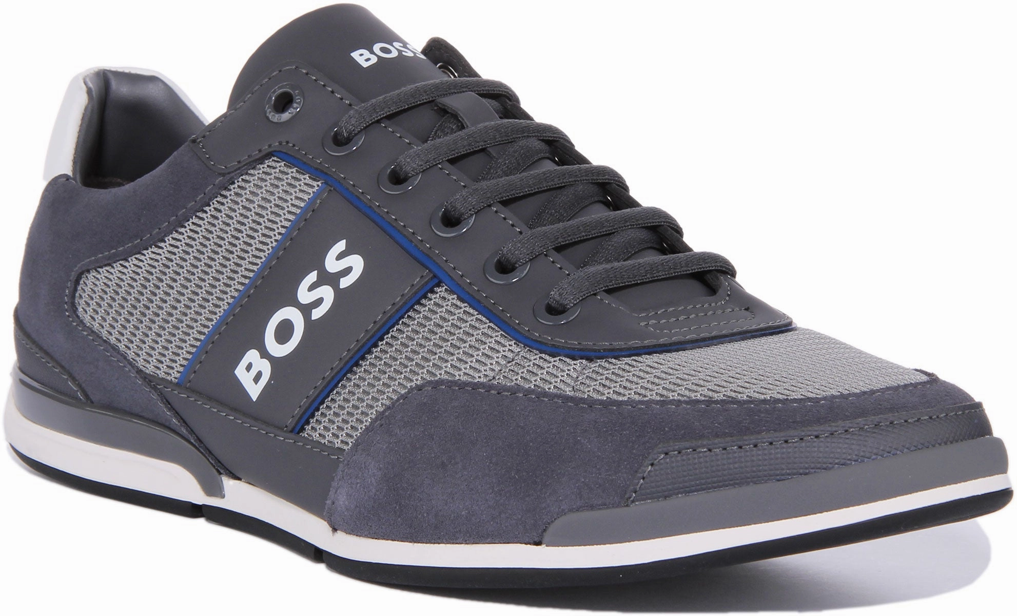 Boss Saturn Low profile In Grey For Men Comfort System Lateral Moves