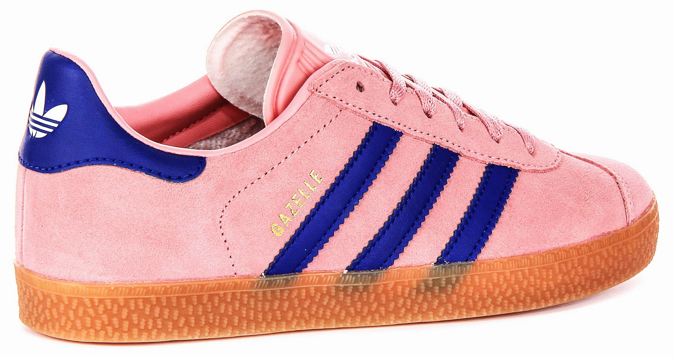 Adjustable Buckles Adidas Gazelle J In Pink For Youth