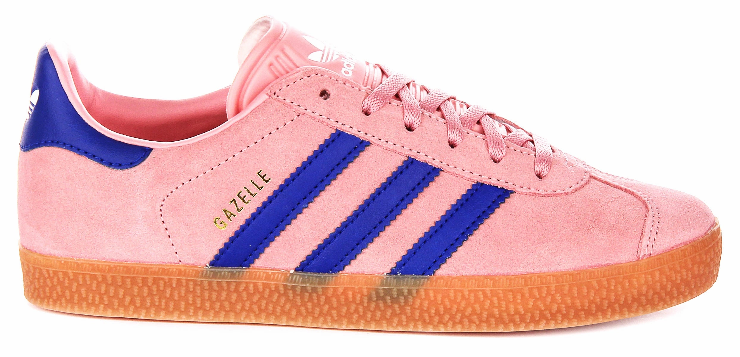 Adjustable Buckles Adidas Gazelle J In Pink For Youth