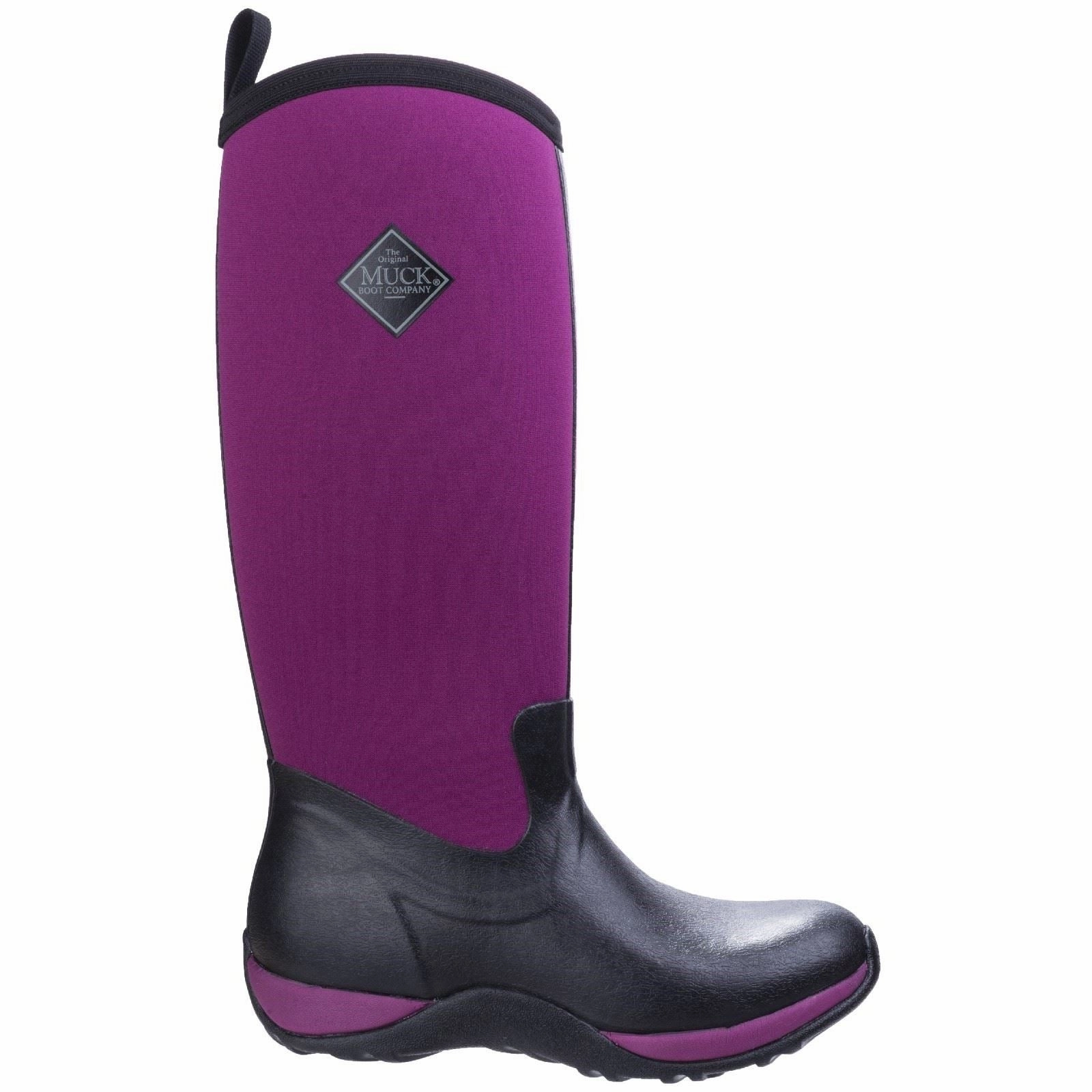 Adventure Flex Muck Boots Arctic Adventure Synthetic Black/Maroon Wellington Boots