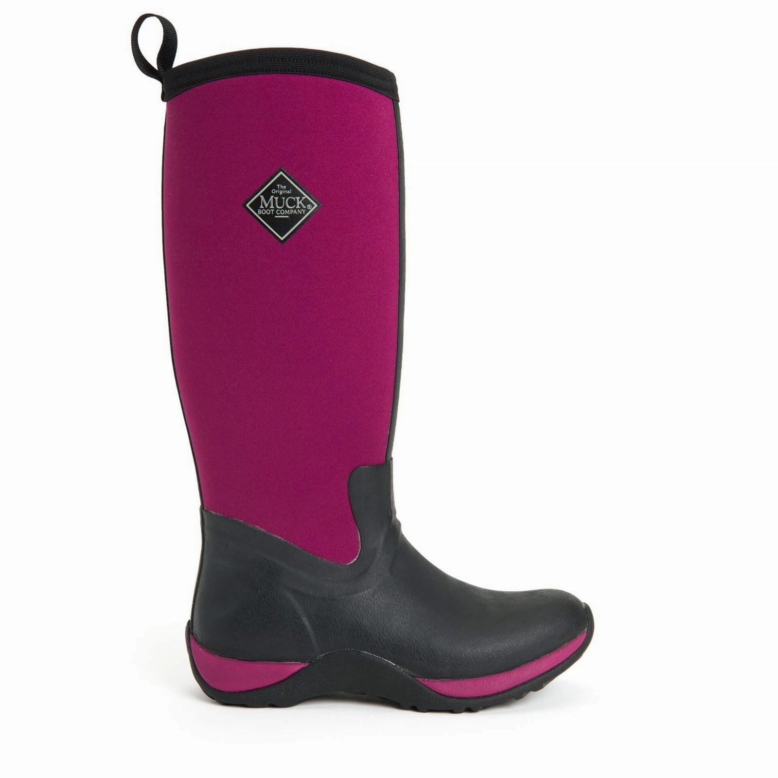 Adventure Flex Muck Boots Arctic Adventure Synthetic Black/Maroon Wellington Boots