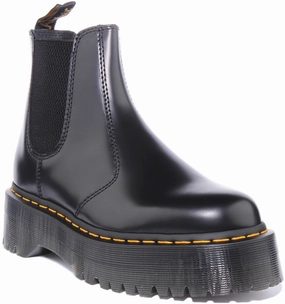Dr Martens 2976 Quad Chelsea In Black Mountain Pass