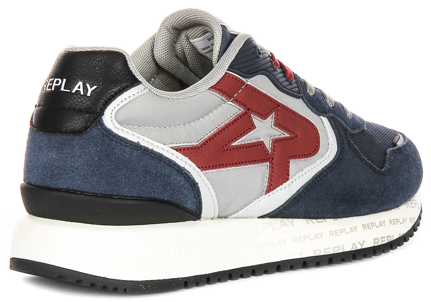 Aerodynamic Replay Fiber M Sense In Navy Red For Men