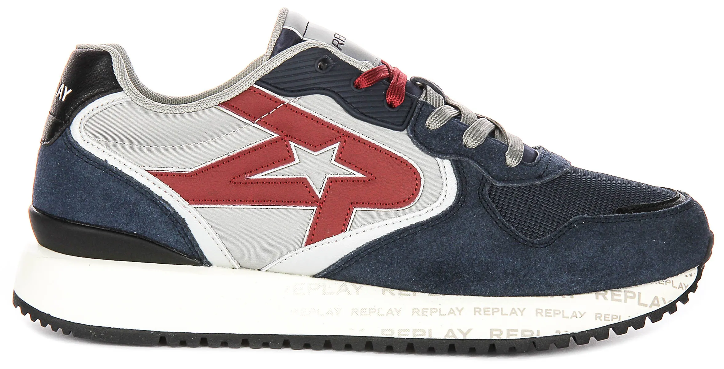 Aerodynamic Replay Fiber M Sense In Navy Red For Men