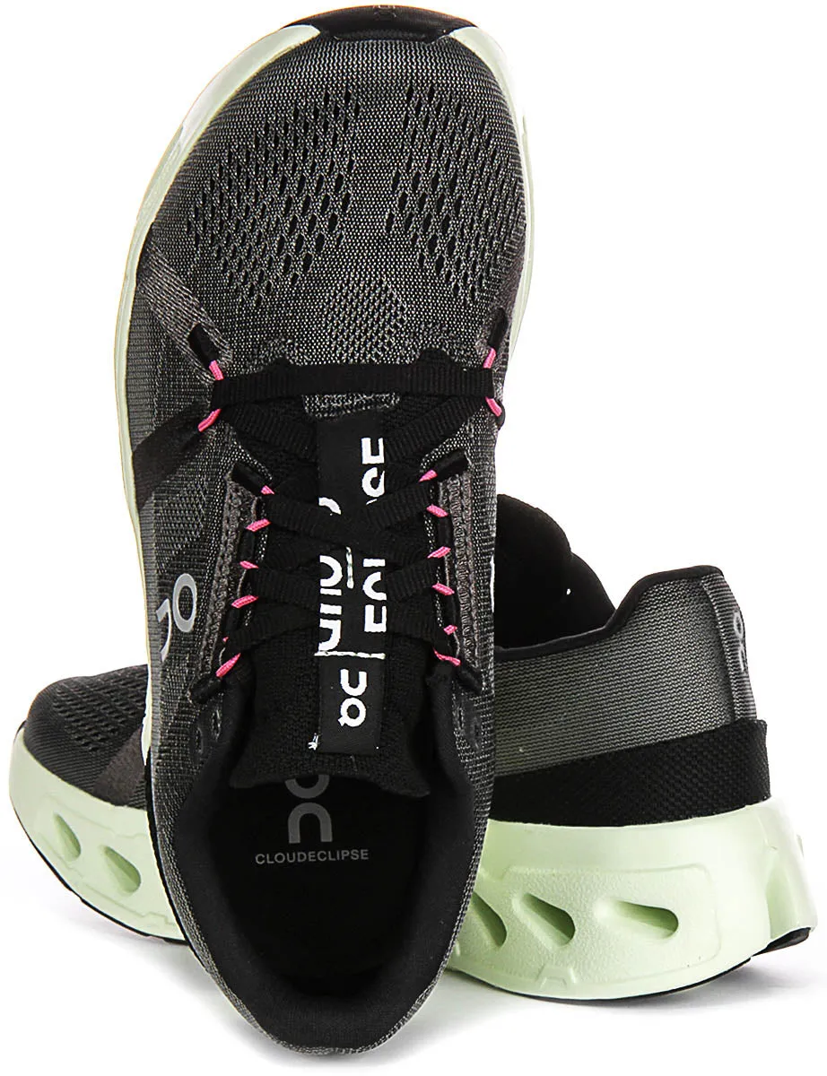 Agile Flex On Running Cloudeclipse In Black Green For Women