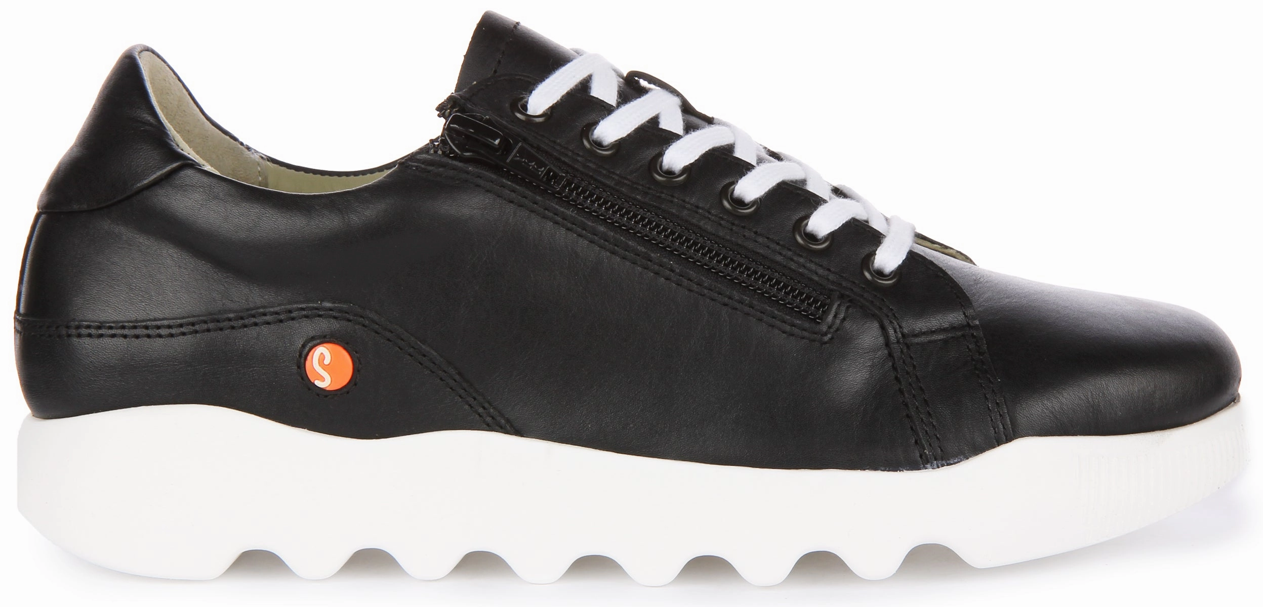 Agile Fit Softinos Whiz Smooth In Black For Women