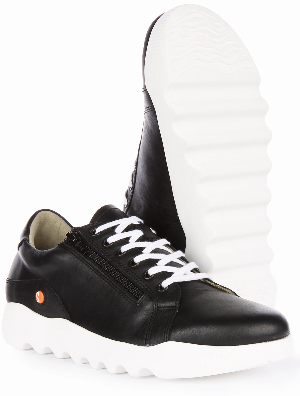 Agile Fit Softinos Whiz Smooth In Black For Women