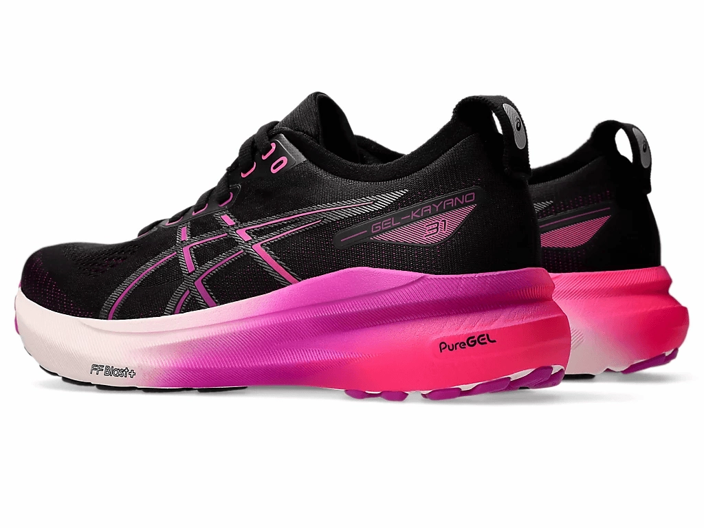 Agile Motion ASICS - Gel Kayano 31 - Black/Bold Magenta - Women's [1012B671 003]