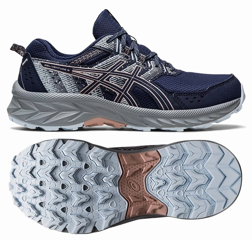 All-Weather Comfort ASICS Gel Venture 9 Womens (Midnight/Fawn)