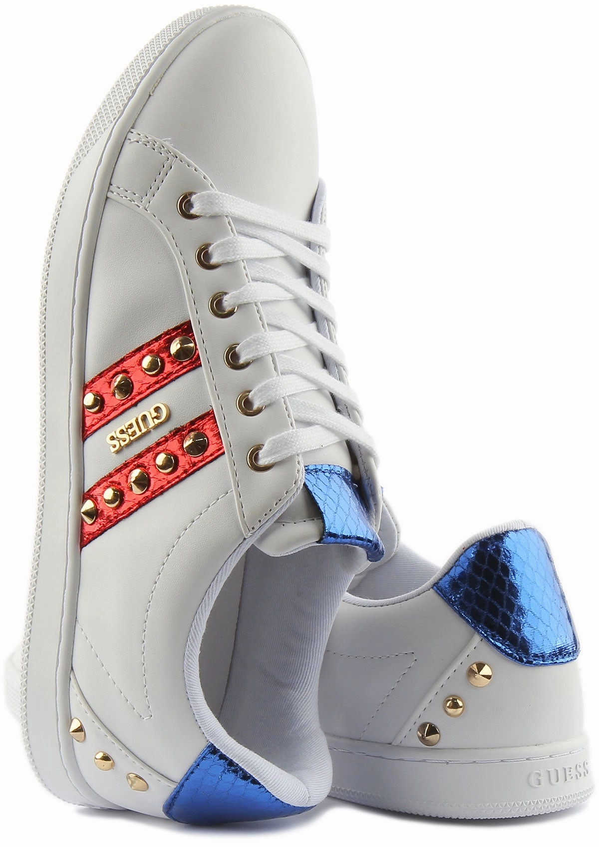 Agile Move Guess Rassta Studded White For Women