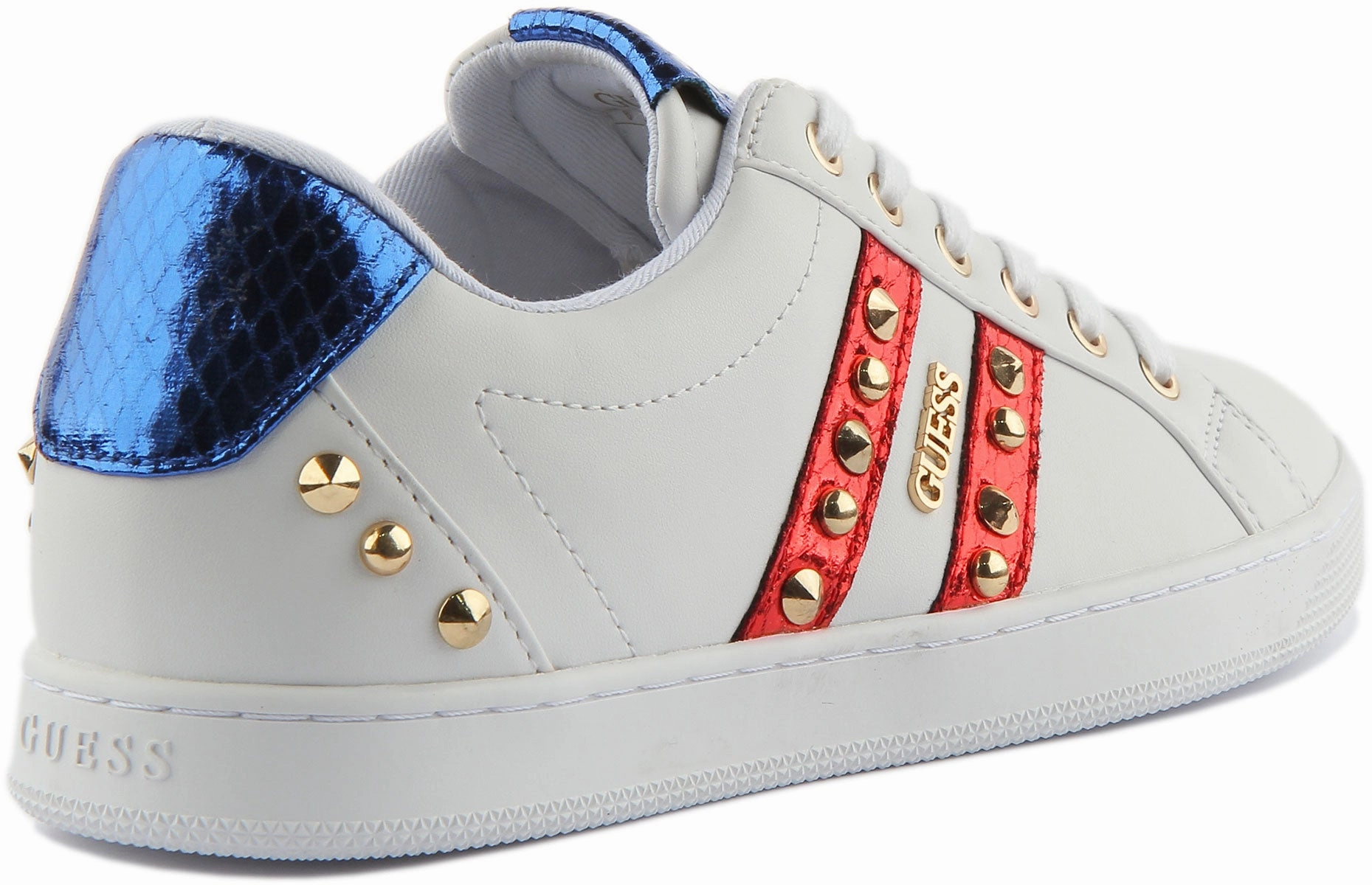 Agile Move Guess Rassta Studded White For Women