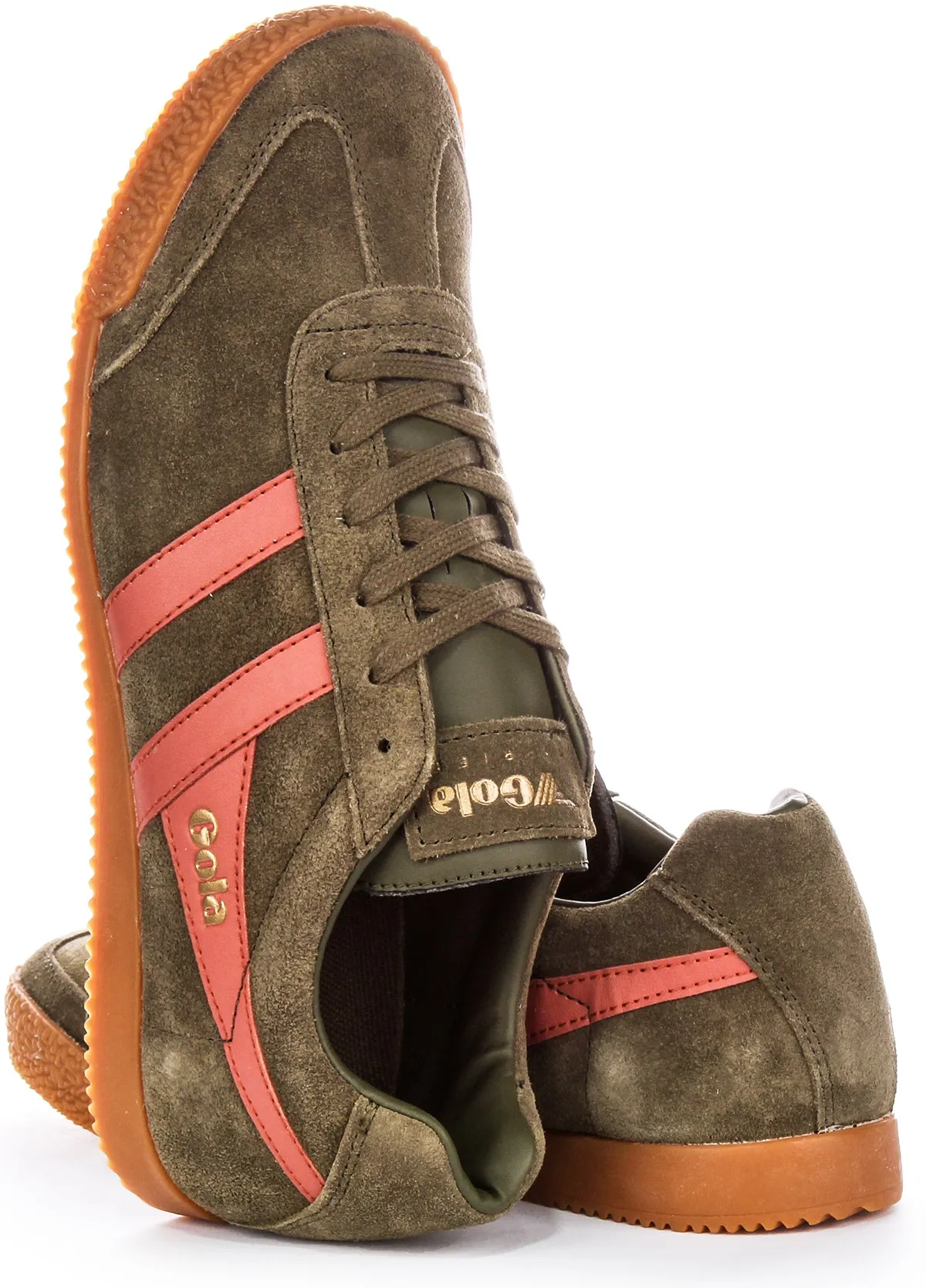 Agility Plus Gola Classics Harrier In Khaki Orange For Men