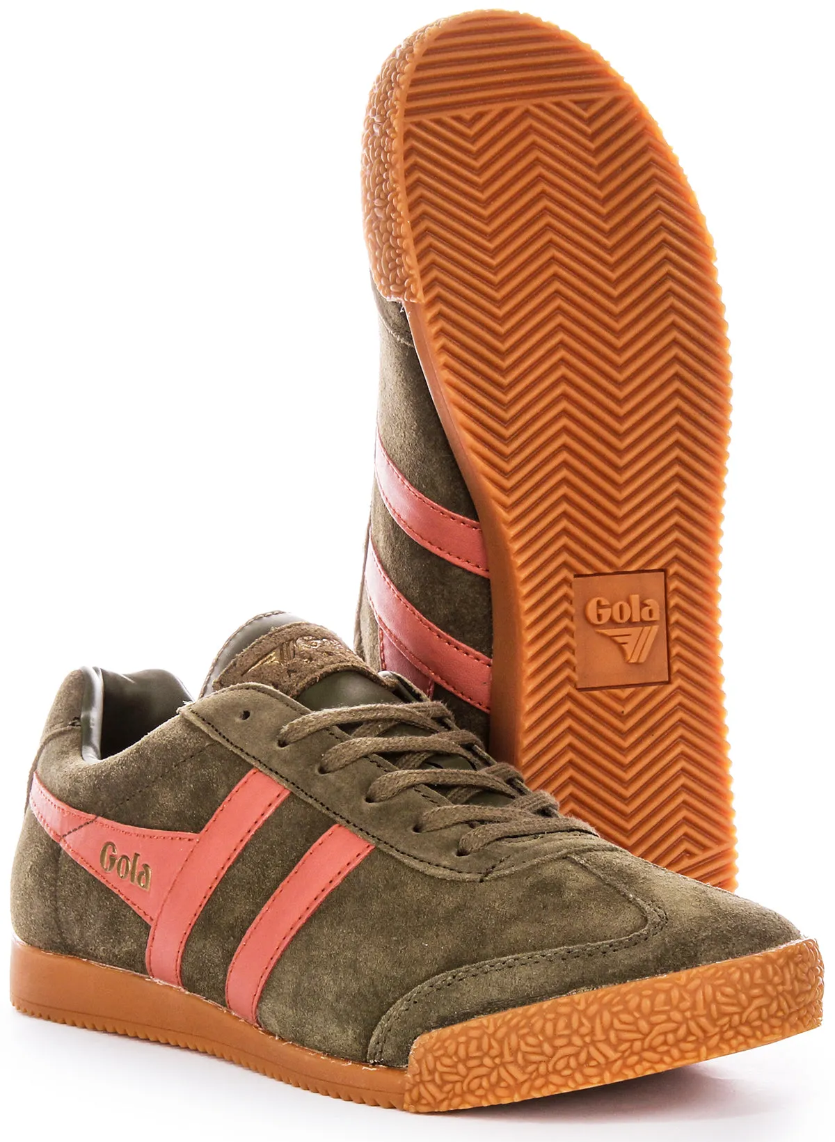 Agility Plus Gola Classics Harrier In Khaki Orange For Men