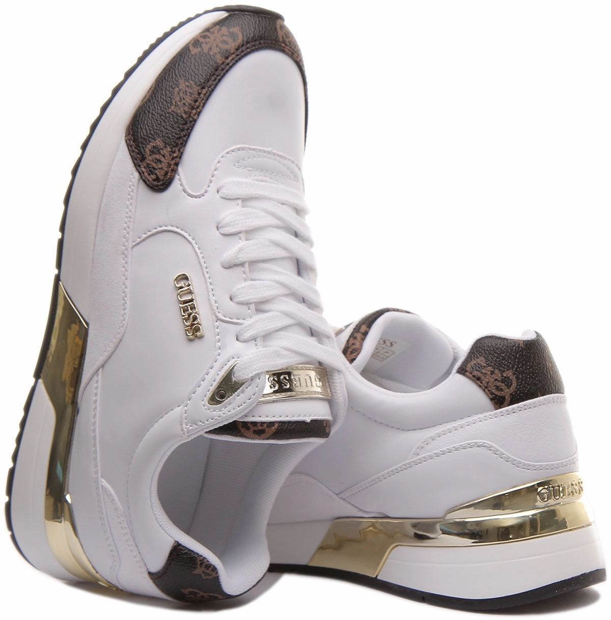 Agility Core Guess Moxea In White Brown For Women