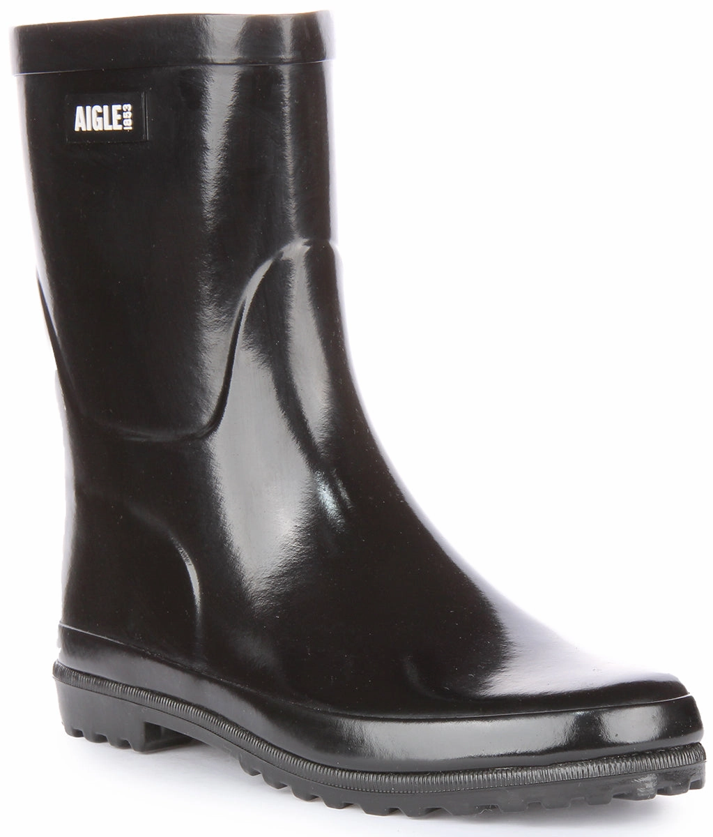 Aigle Eliosa Bottil In Black For Women Resistant Materials