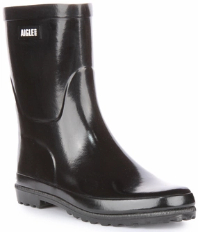 Aigle Eliosa Bottil In Black For Women Resistant Materials