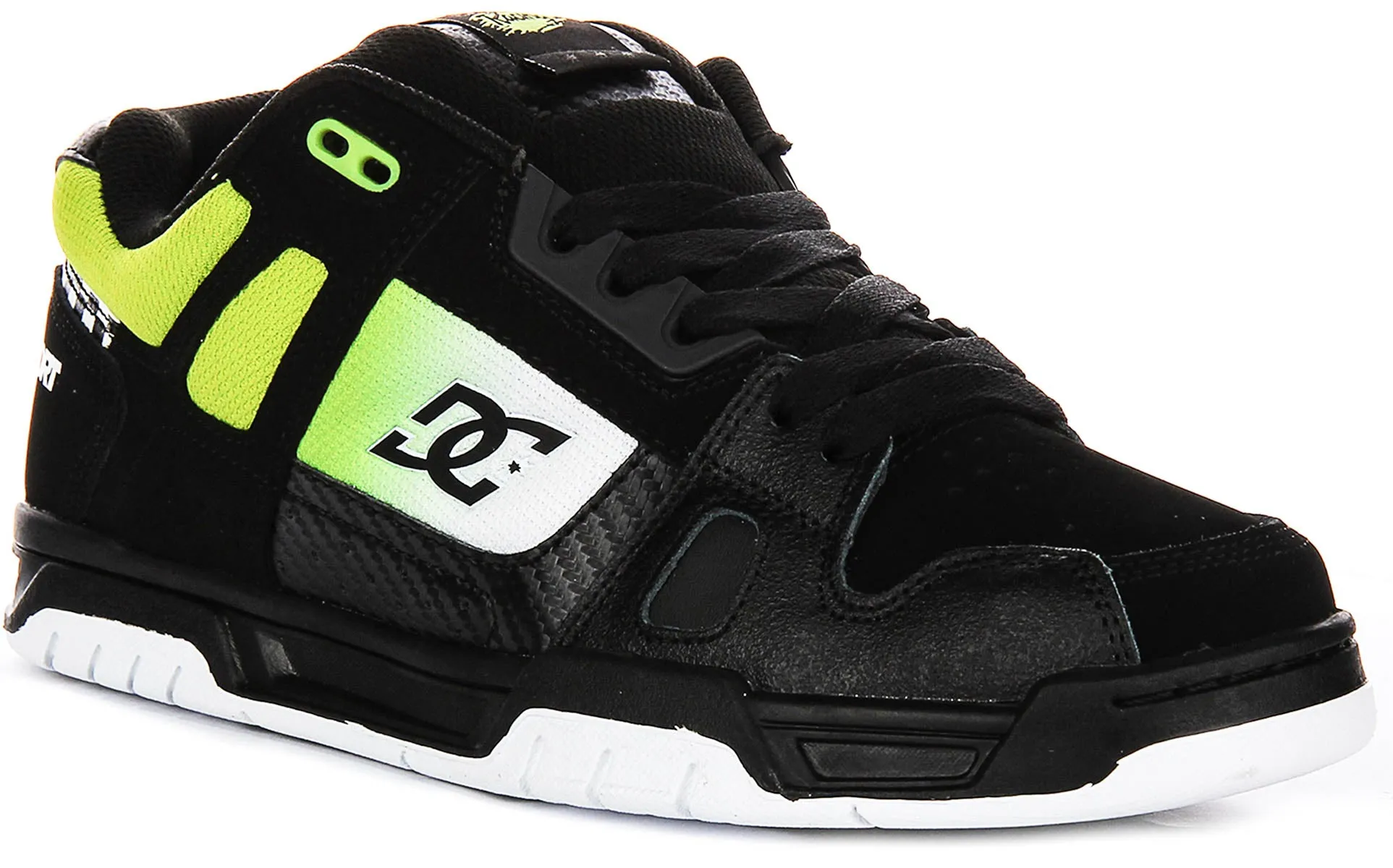 Dc Shoes Stag SE In Black Green For Men Secure Wrap Built to hold its shape under prolonged wear