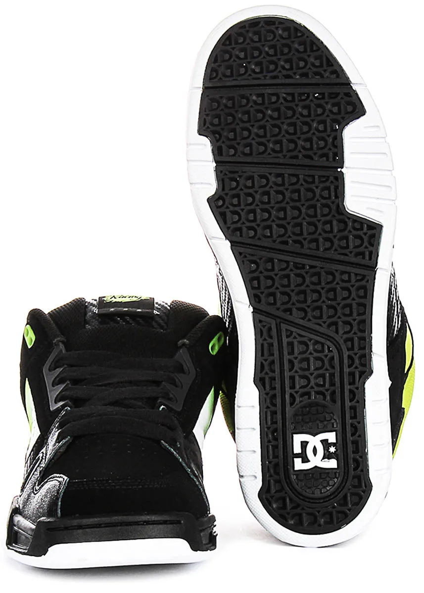 Air Cell Dc Shoes Stag SE In Black Green For Men