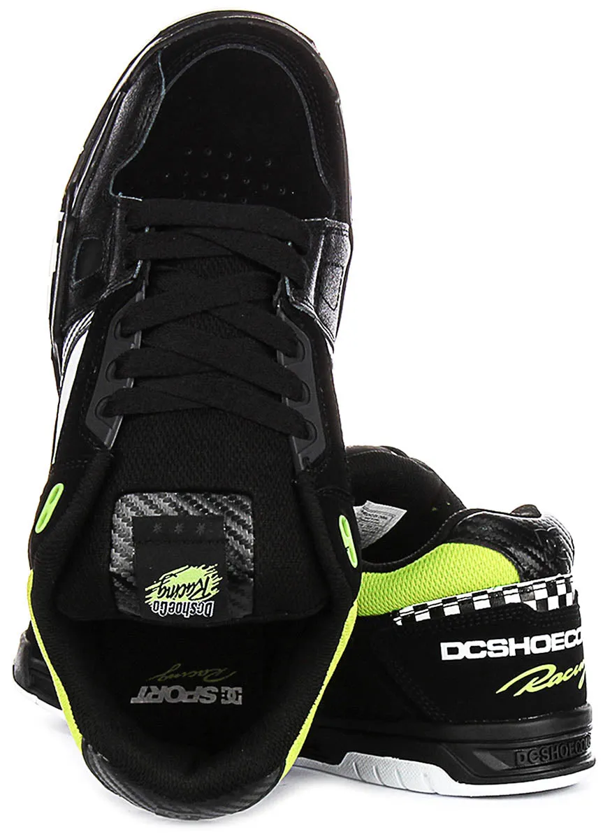 Air Cell Dc Shoes Stag SE In Black Green For Men