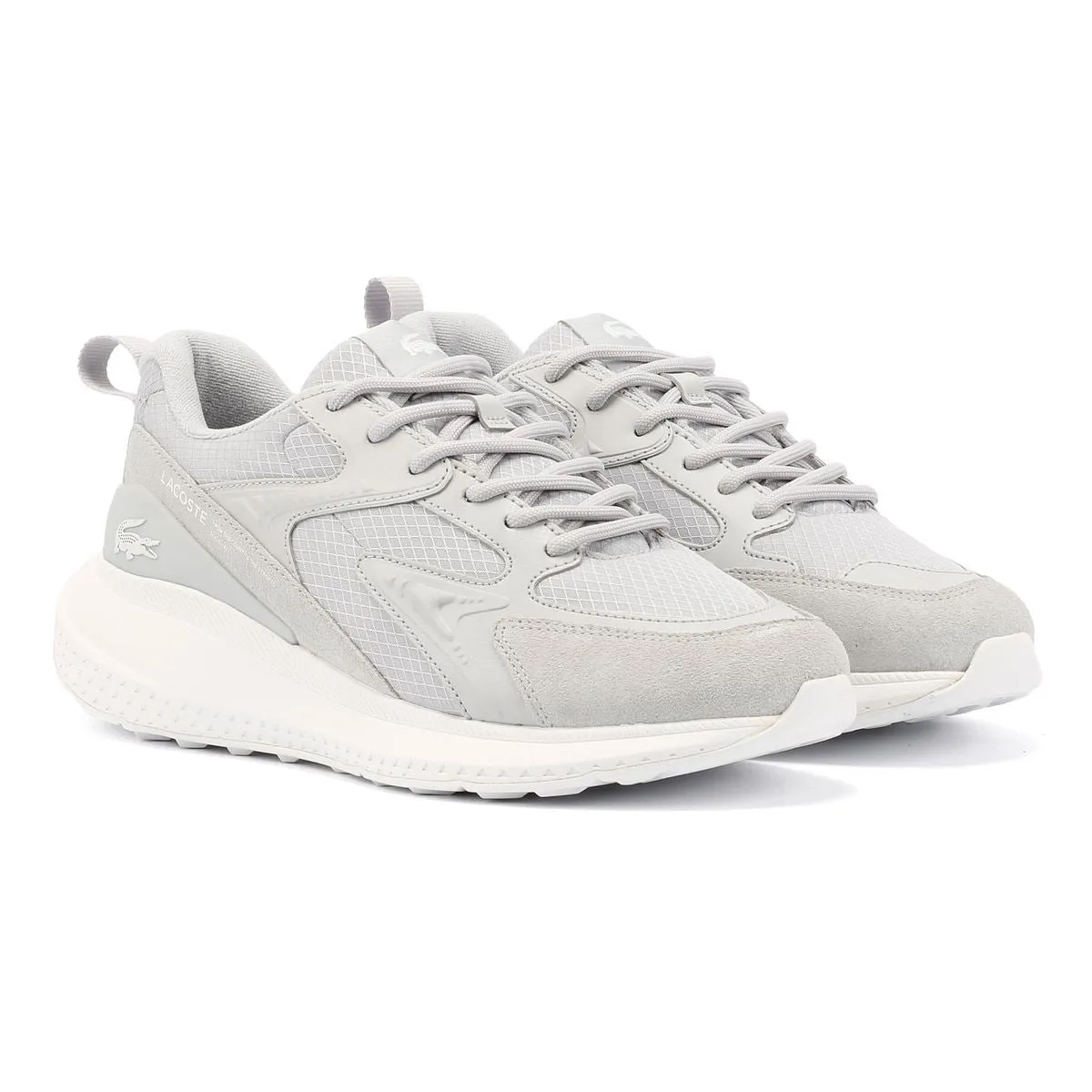 Performance Feel Muscle Support Lacoste L003 Evo Men's Grey/White Trainers