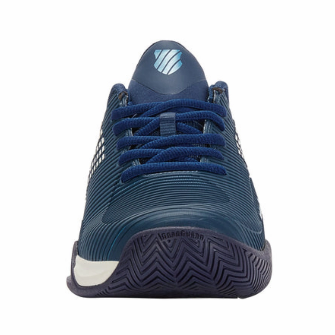 Air - circulation K Swiss Hypercourt Supreme Blue Opal /Blanc De Blanc /Lollipop Men Tennis Shoes