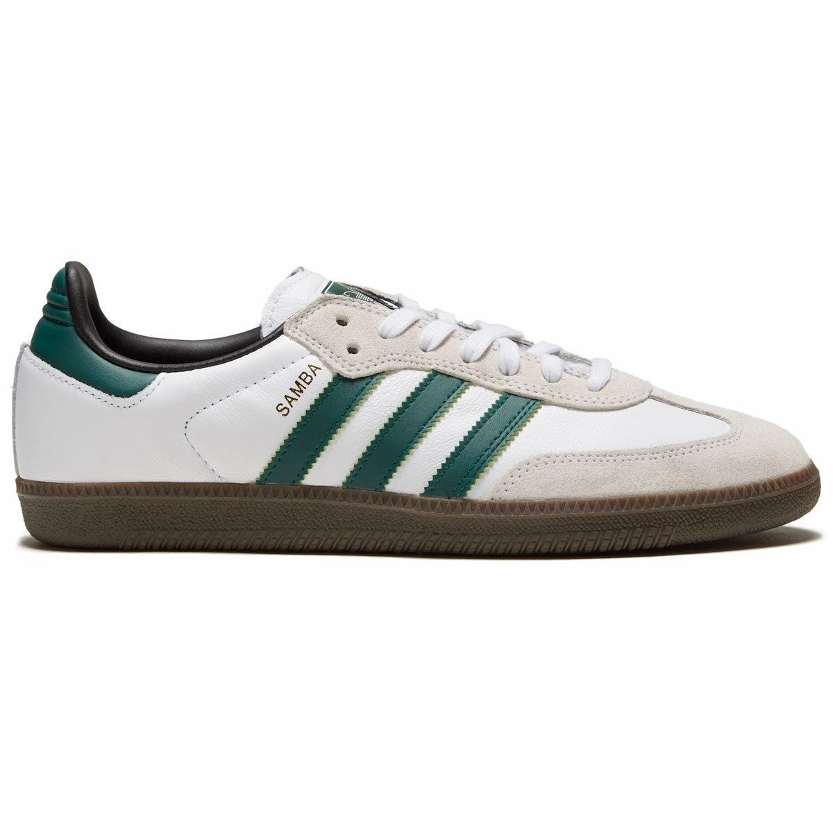 Air Balance Adidas Samba Adv Shoes - White/Collegiate Green/White