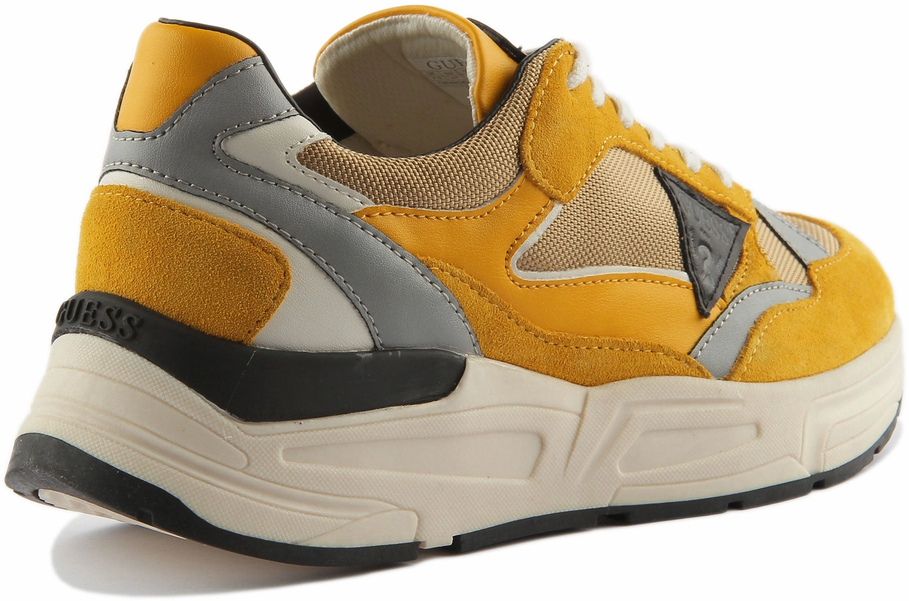 Air Bounce Guess Roria Trainer In Yellow For Men