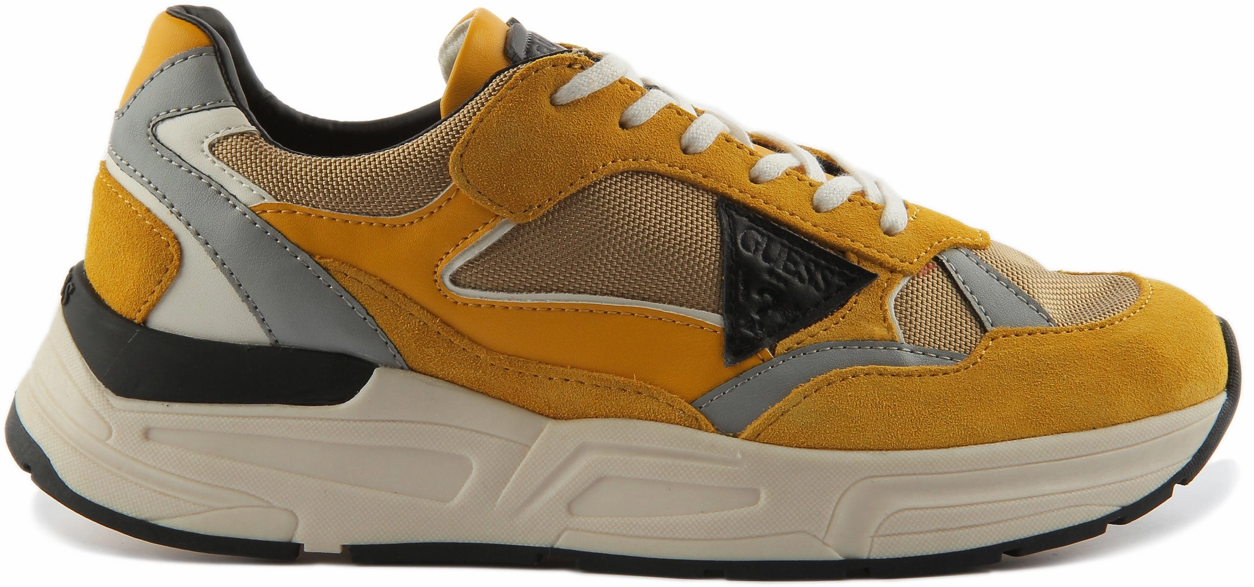 Air Bounce Guess Roria Trainer In Yellow For Men