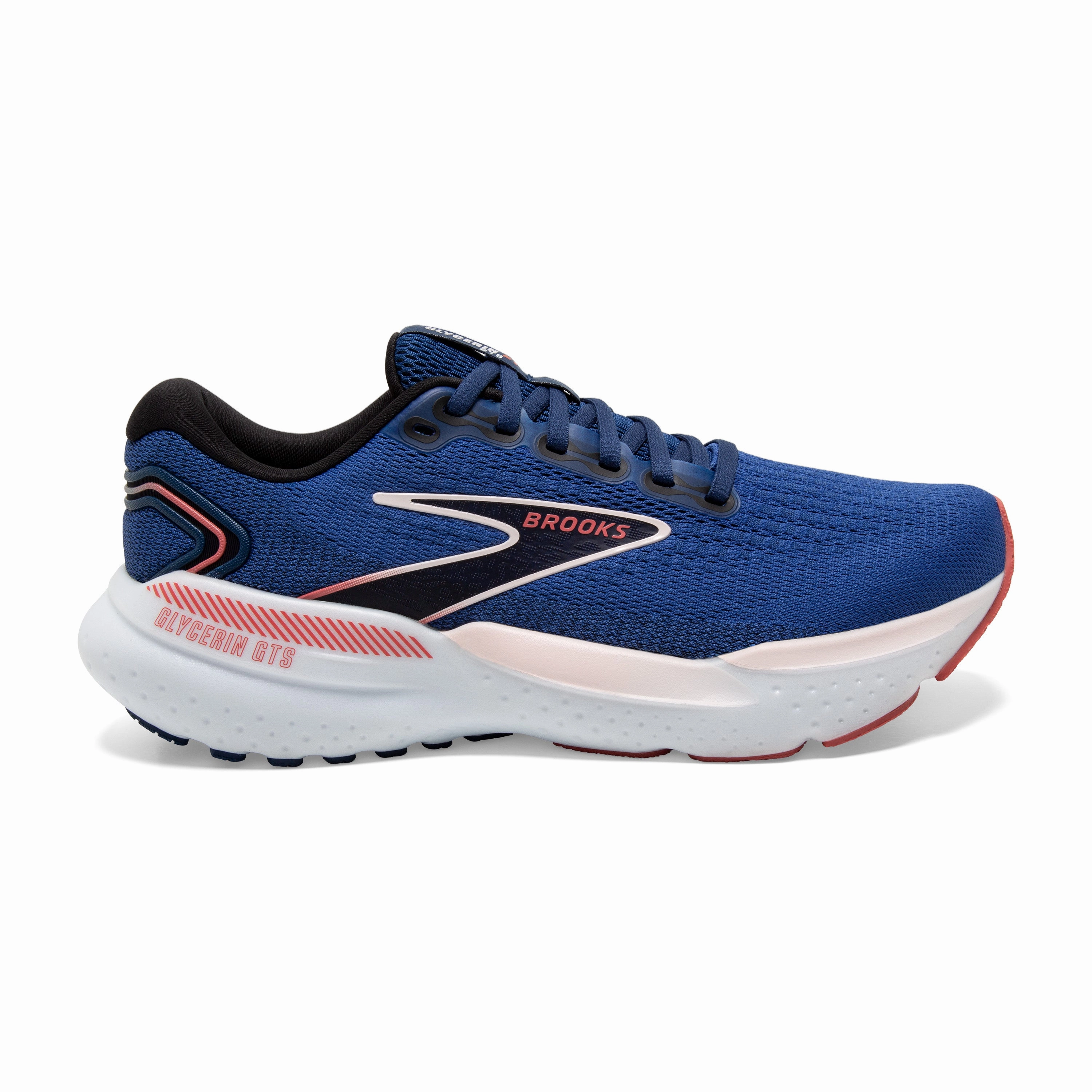 Air Cushioned Design W Brooks Glycerin GTS 21 Blue/Icy Pink/Rose
