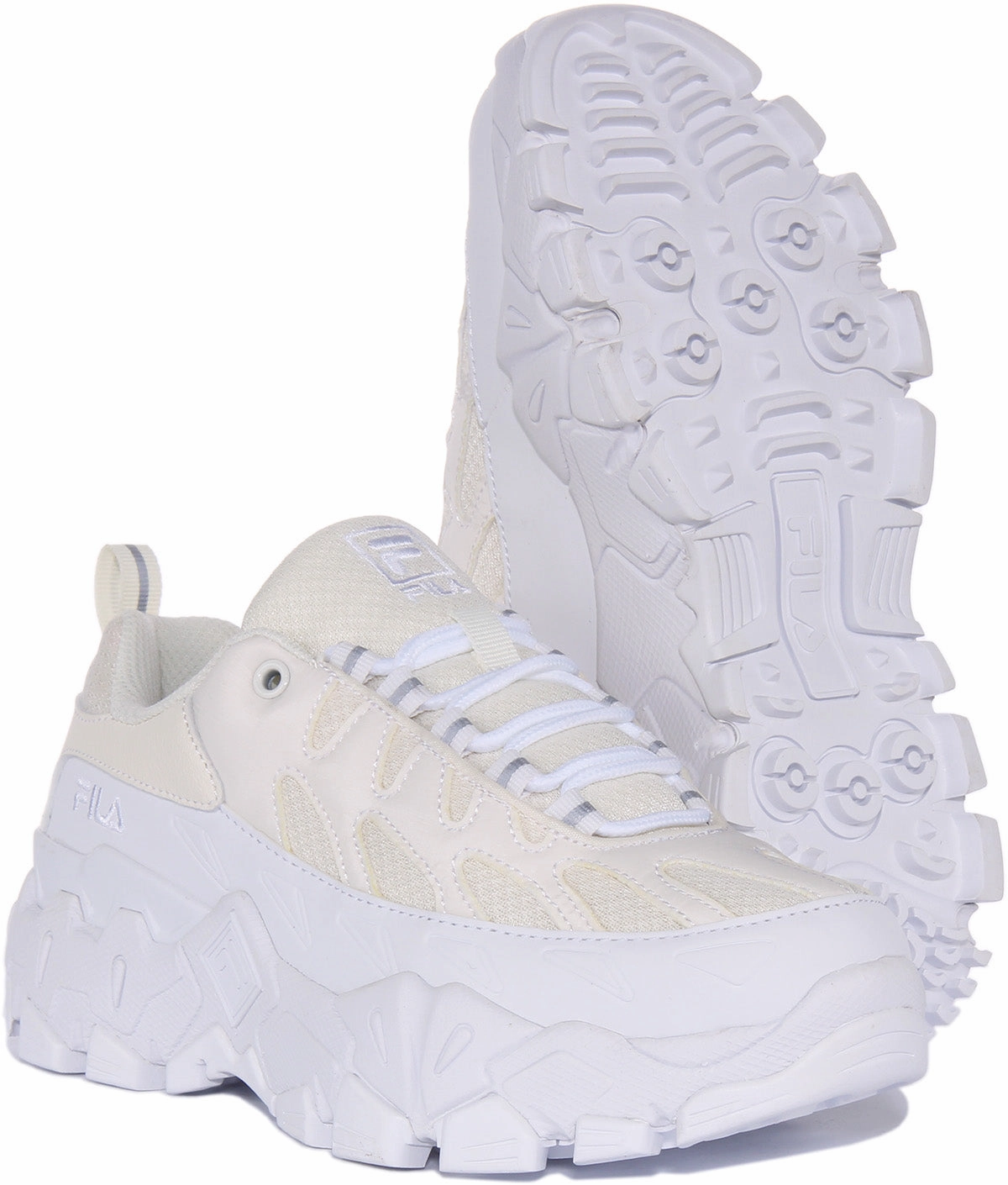 Air Flow Fila Raid Chunky Trainer In White