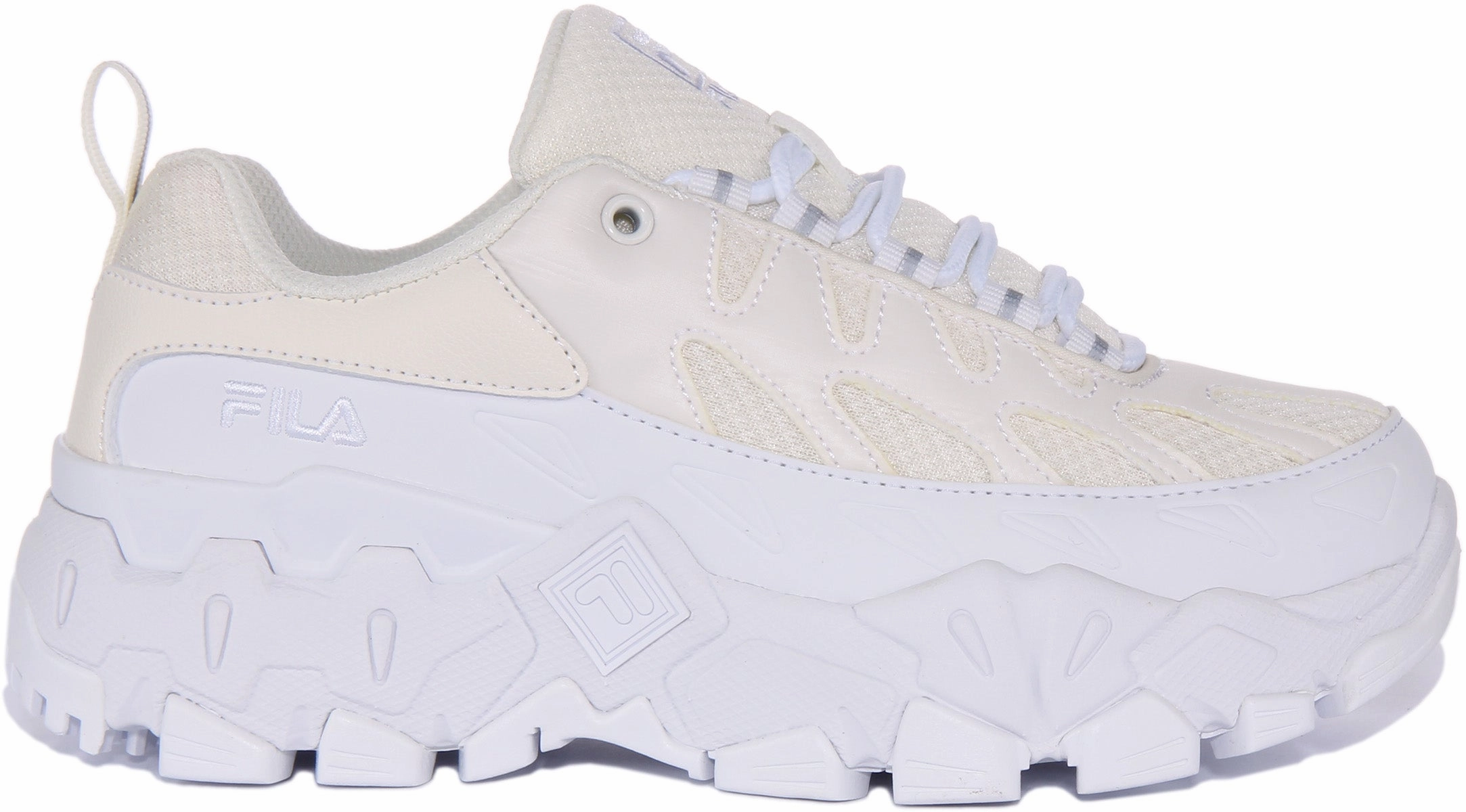 Air Flow Fila Raid Chunky Trainer In White