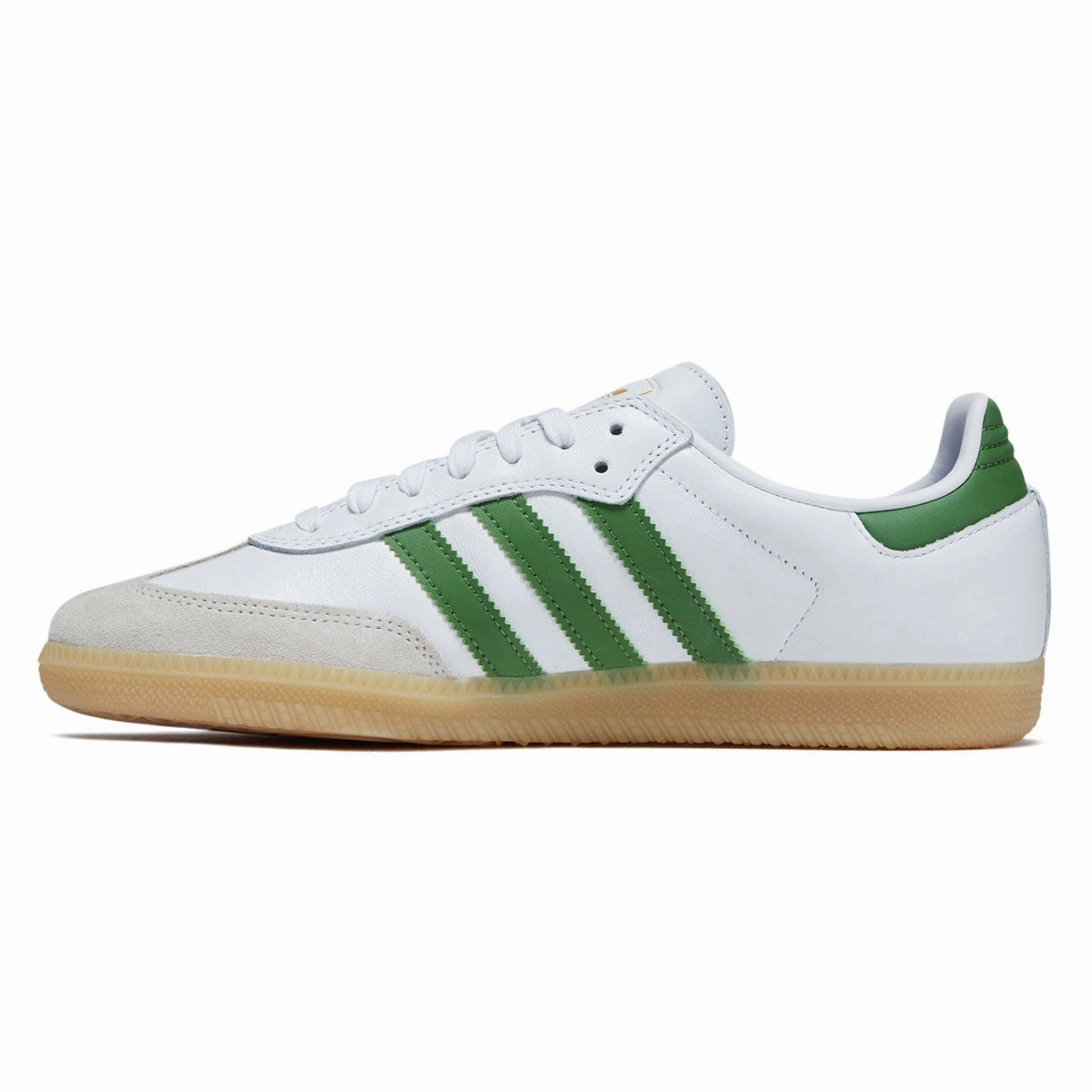 Air Flow Pro Adidas Samba ADV Shoes - Ftwr White/Green/Gum