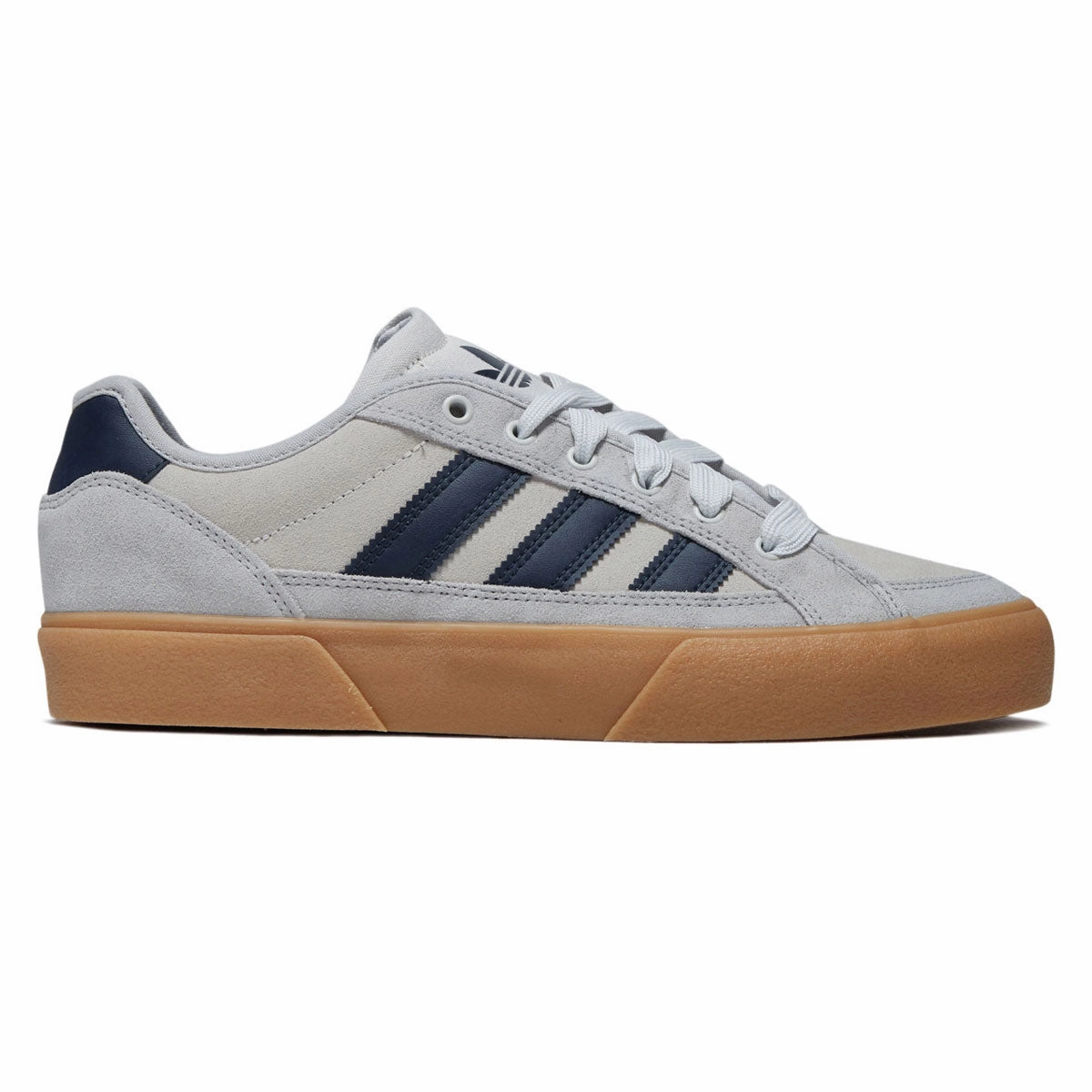 Air Glide Adidas Court TNS Premiere Shoes - Grey/Core Navy/Gum
