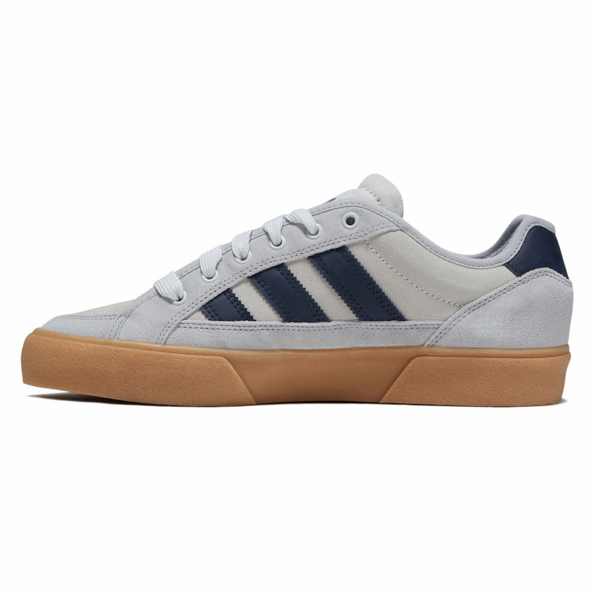 Air Glide Adidas Court TNS Premiere Shoes - Grey/Core Navy/Gum