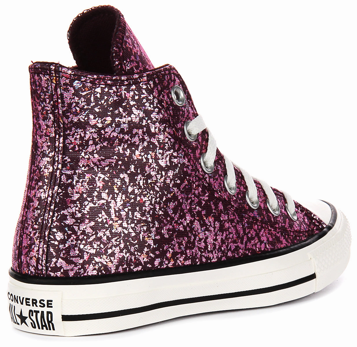 Air Glide Converse Chuck Taylor A11137C In Magenta Glitter Effect