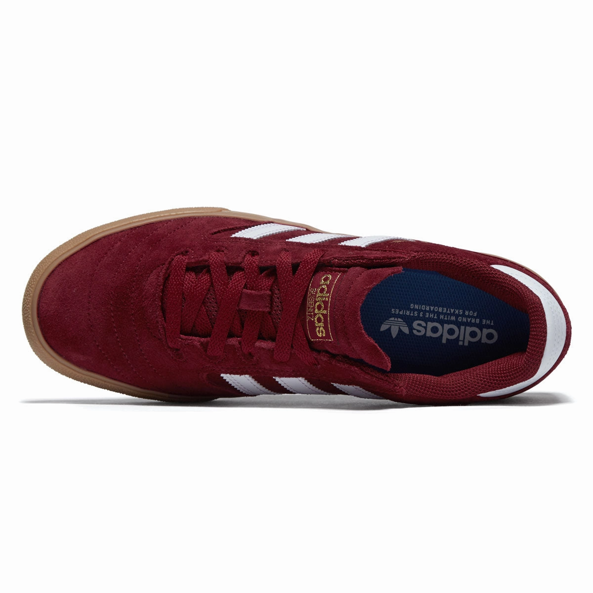 Air Mesh Adidas Busenitz Vulc II Shoes - Super Color/Ftwr White/Gold Metallic