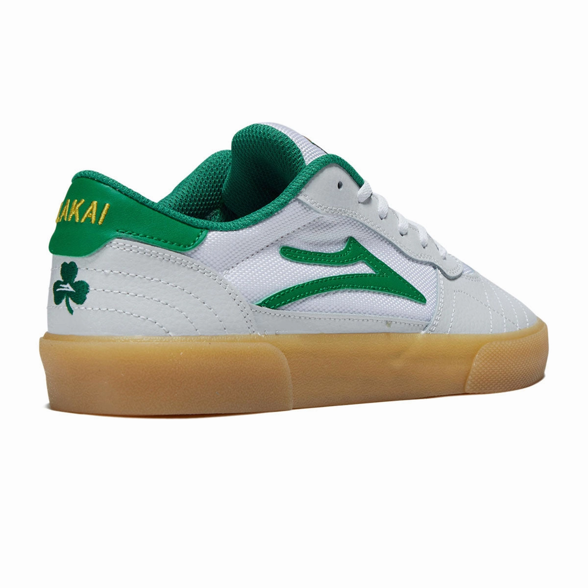 Air Move Pro Lakai Cambridge Shoes - White/Green Leather