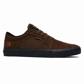 Street Walk Ventilated Fit Etnies Barge LS Shoes - Brown/Black