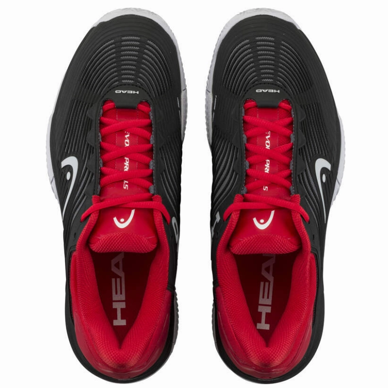 Head Revolt Pro 4.5 Clay Men Tennis Shoes - Black/Red