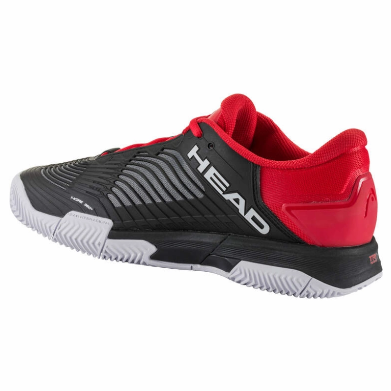 Head Revolt Pro 4.5 Clay Men Tennis Shoes - Black/Red
