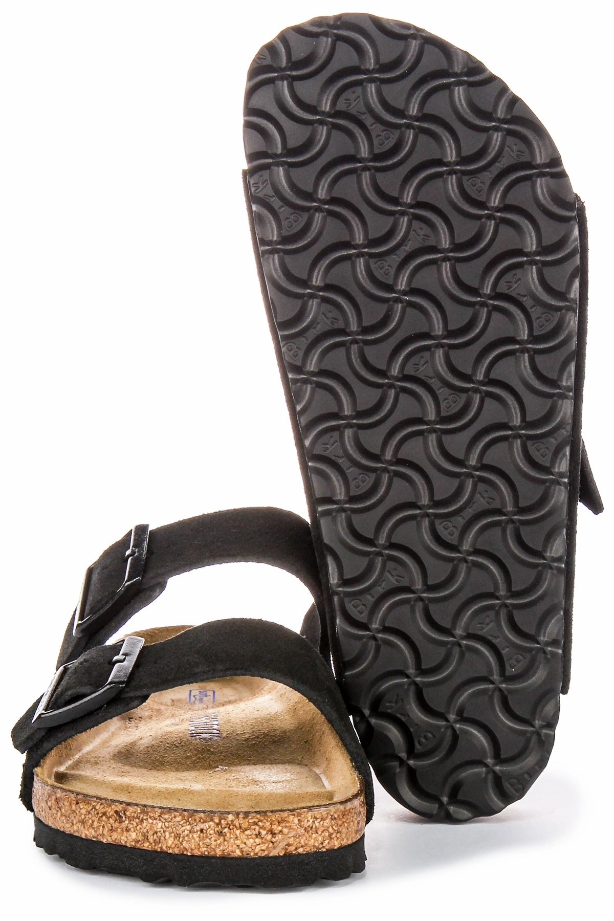 Air Ventilation Birkenstock Arizona Soft Footbed In Black Suede | Regular Fit