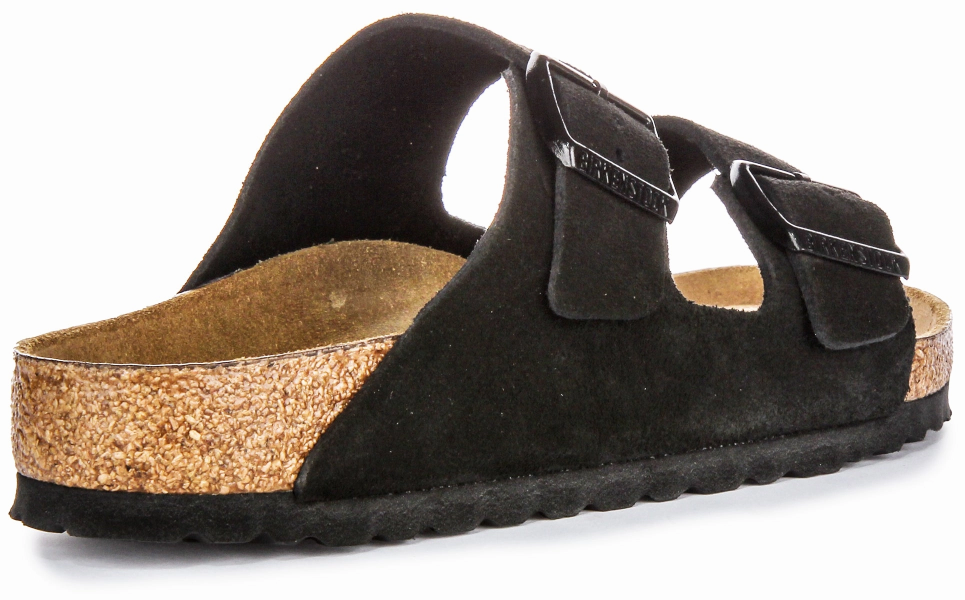 Air Ventilation Birkenstock Arizona Soft Footbed In Black Suede | Regular Fit