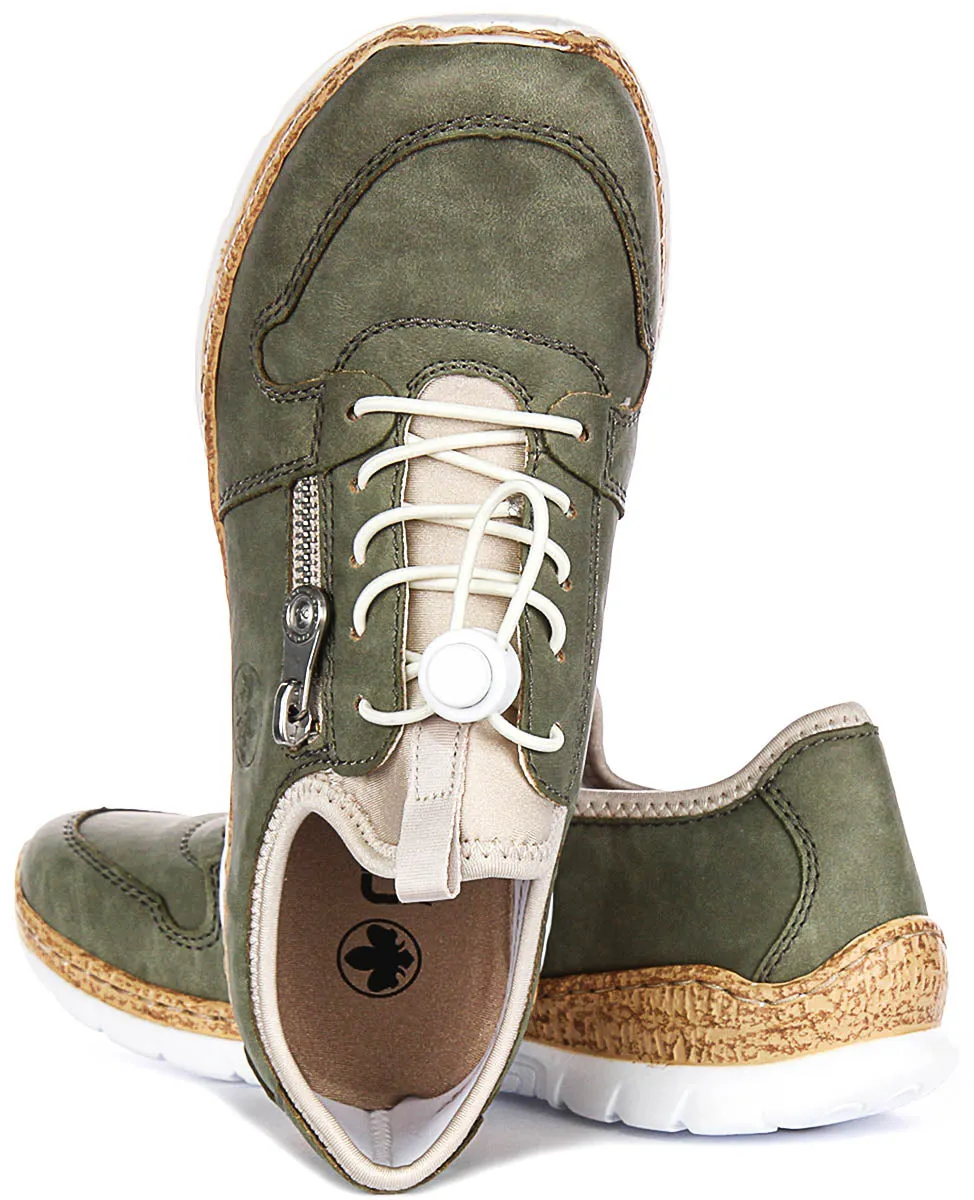 Airy Rieker N42G0-52 In Green For Women