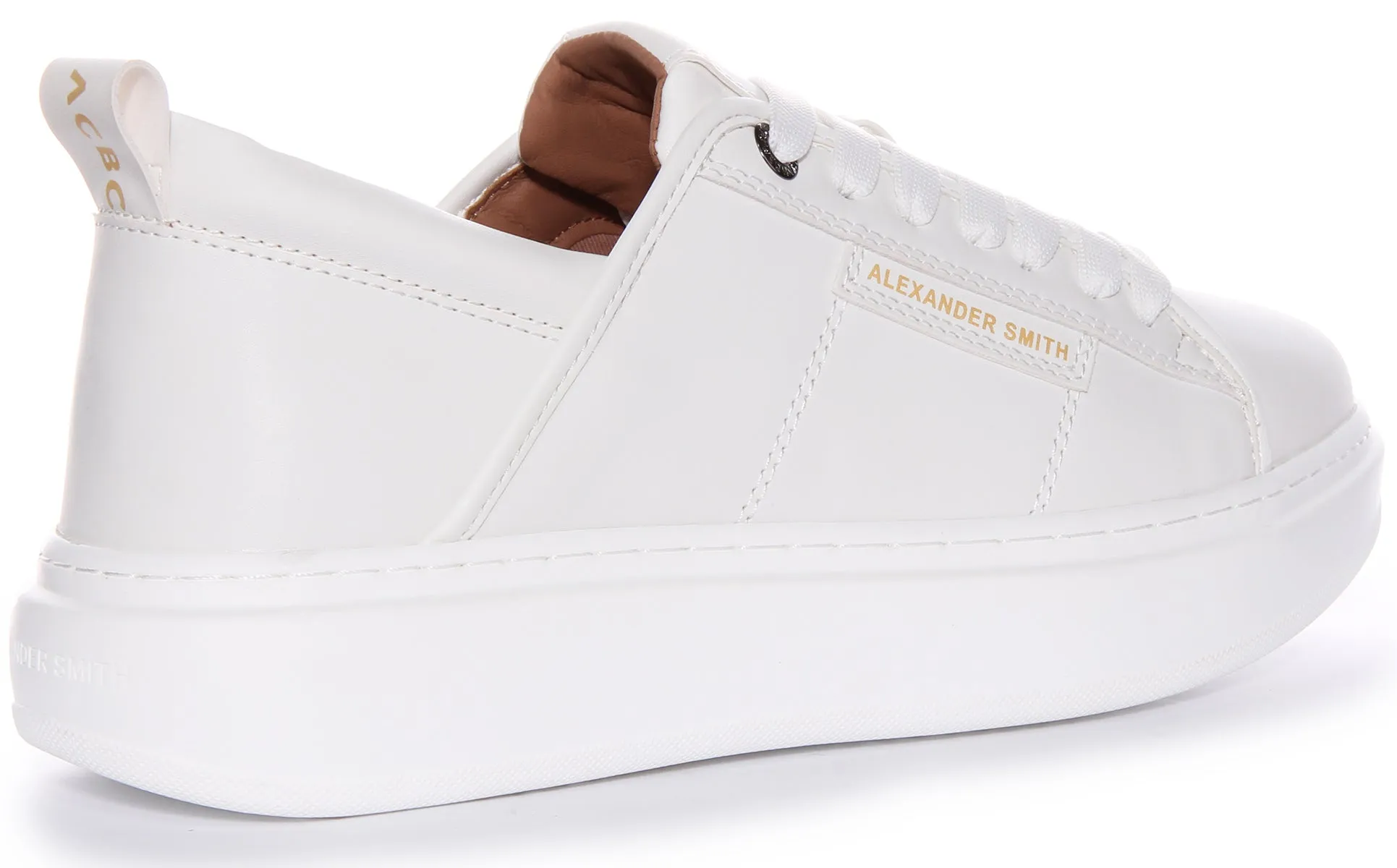 Alexander Smith Trainers In White For Men Pace Control