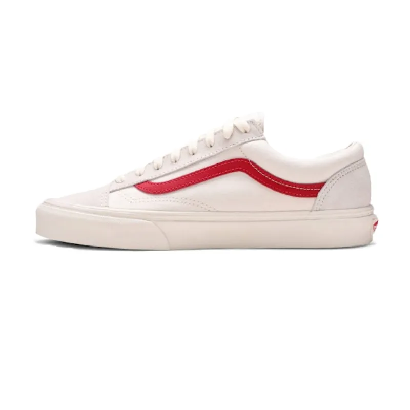 All-day Comfort VANS - Style 36 - Marshmallow/Racing Red - Unisex
