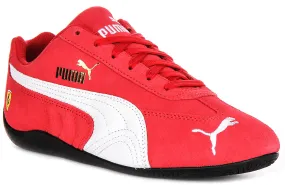 Puma X Ferrari Speedcat In Red White Summer Walks