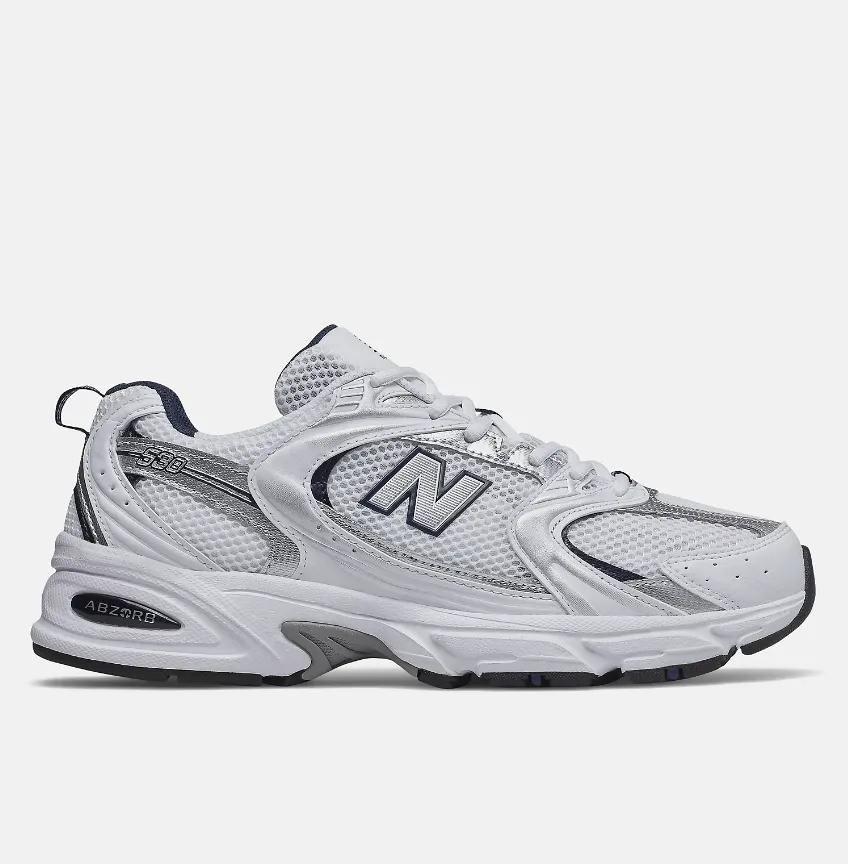 New Balance MR530SG  White Silver Natural Indigo Unisex (LF) Everyday Fit